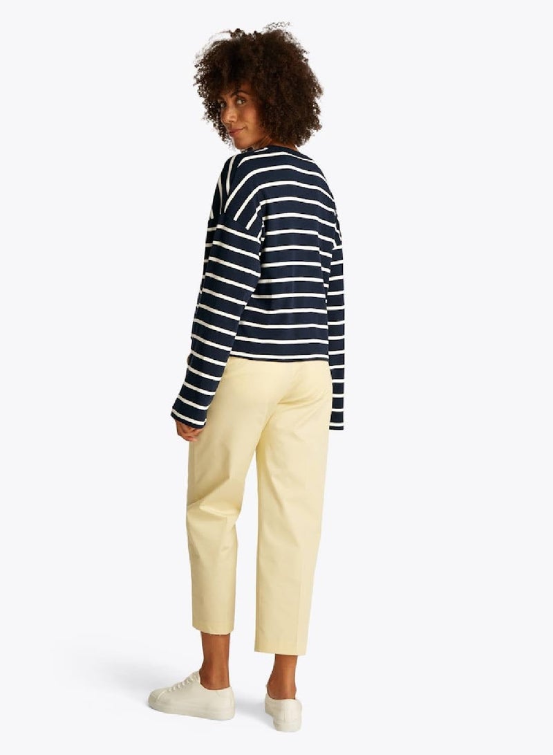 تومي هيلفيغر تيشيرت طويل الأكمام بقصة مريحة - Image 4